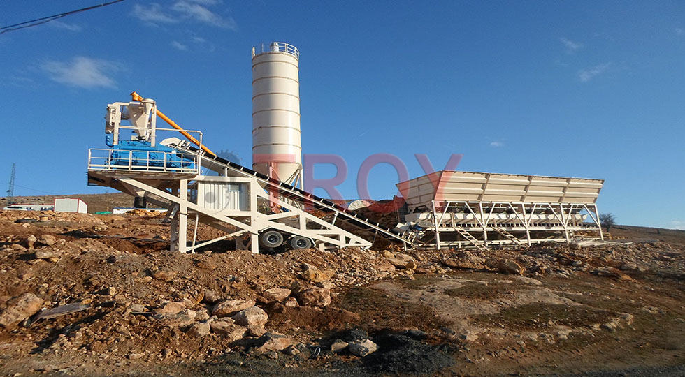Batching Plant Mobile High Capacity Series Troy Makina