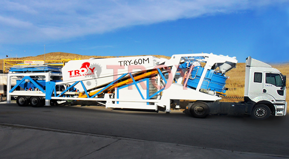 Batching Plant Mobile Medium Capacity Series Troy Makina