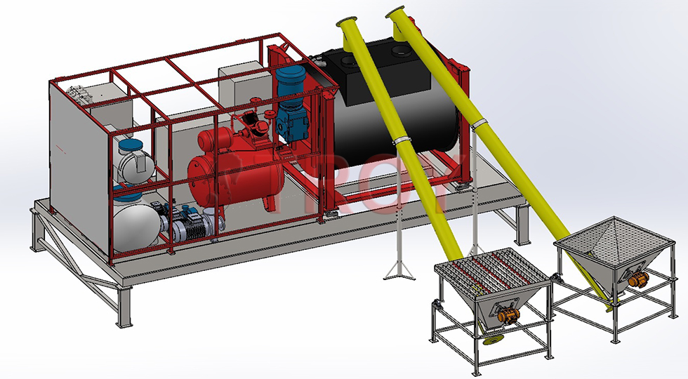 Stationary Screed Cellular Concrete Machine Troy Makine