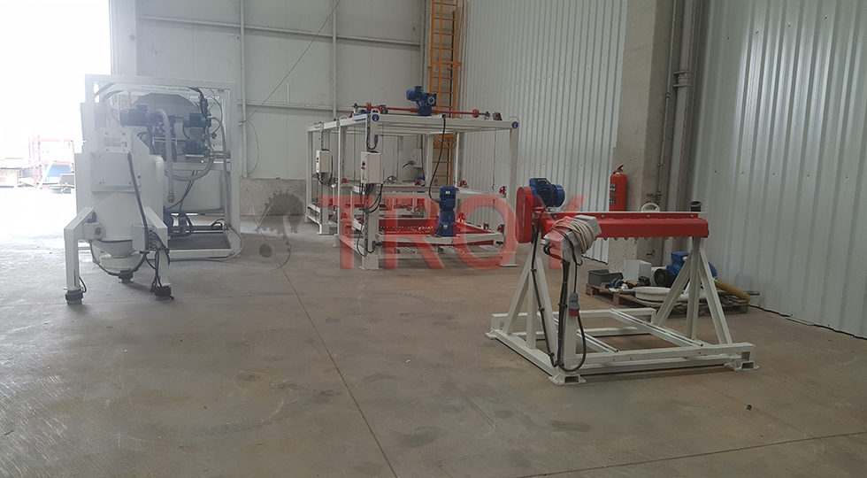 Lightweight Cellular Foam Concrete CLC Block Plant Troy Makine