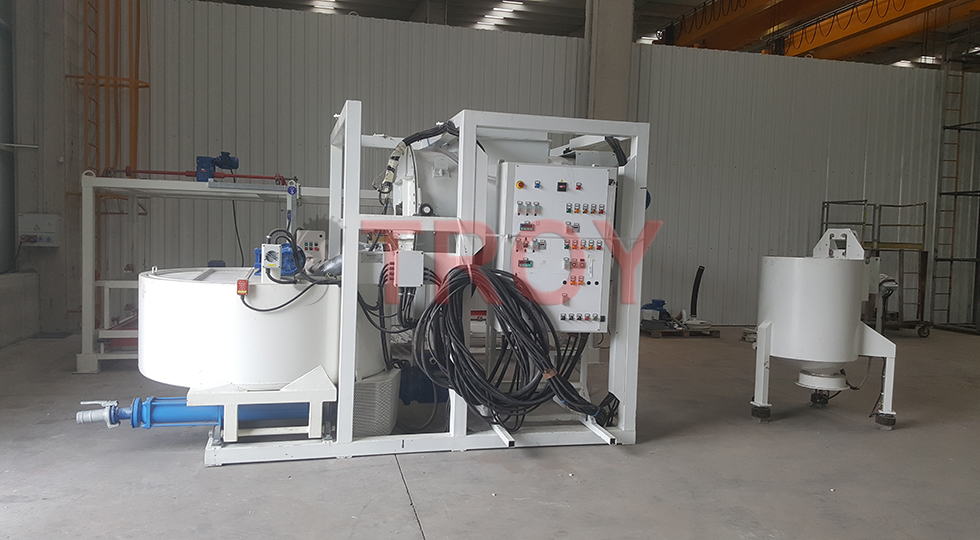 Lightweight Cellular Foam Concrete CLC Block Plant Troy Makine